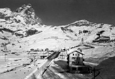 Breuil Cervinia Valle D'Aosta Italy 1938 OLD PHOTO