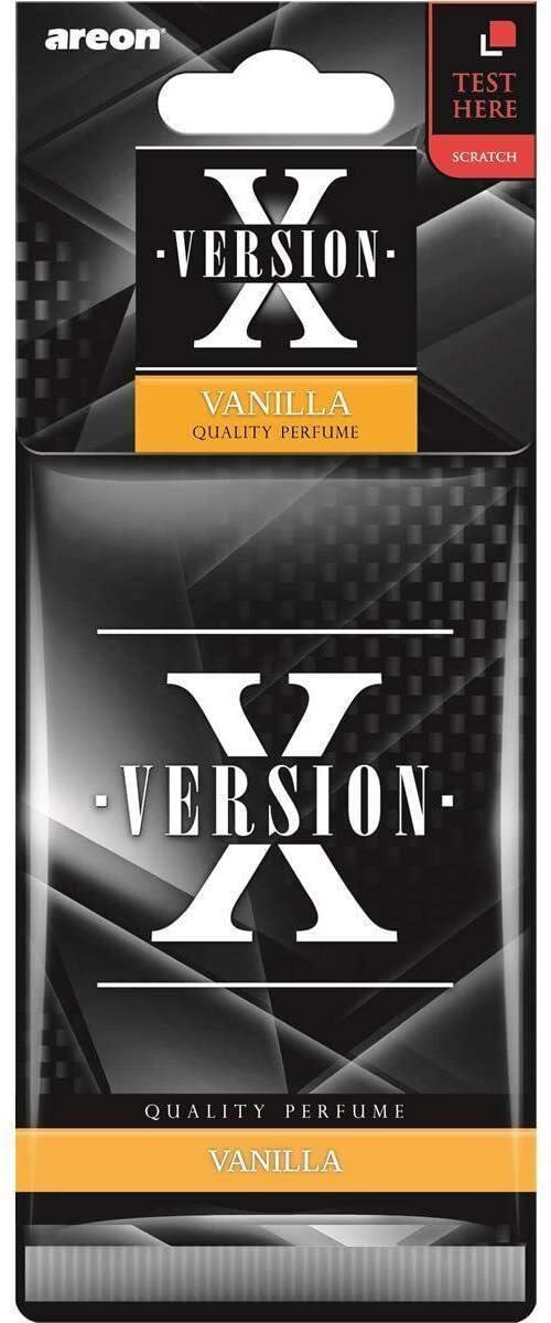 Areon X Profumo Auto Vaniglia Deodorante Dolce Originali Nero (Pack x 6 )