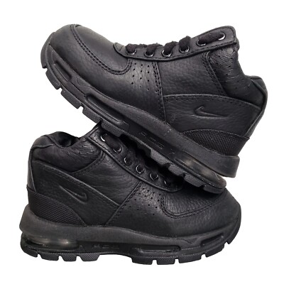 Size 11 (PS) Nike Air Max Goadome Mid Black Metallic Silver for