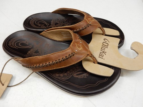 Olukai Mea Ola - Men's Tan/Dark Java 12