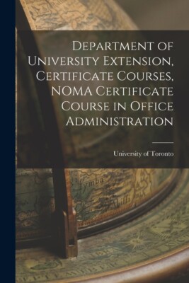Department Of University Extension, Certificate Courses, Noma Certificate C...