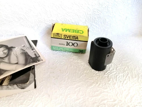 Vintage B&W Photo Film Foto 100 Svema 35 mm Negative Lomigraphy Свема Ukraine