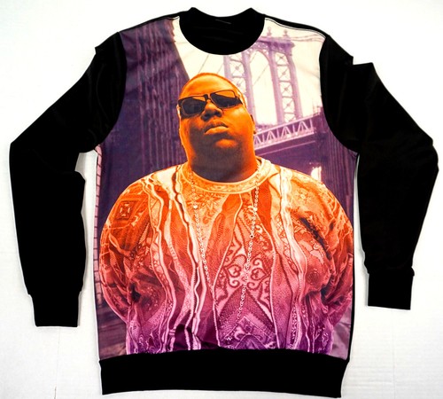Notorious B.I.G. Felpa Biggie Smalls Maglione da uomo XL Nuovo | eBay
