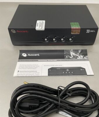 Avocent SwitchView SC740-001 Dual Monitor 1x4 Secure DVI KVM (520-868-503)