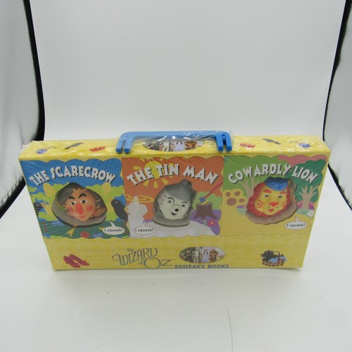 The Wizard of Oz Squeaky Books w/Carry Case 1998, Sealed Excellent Condition - Picture 9 of 10