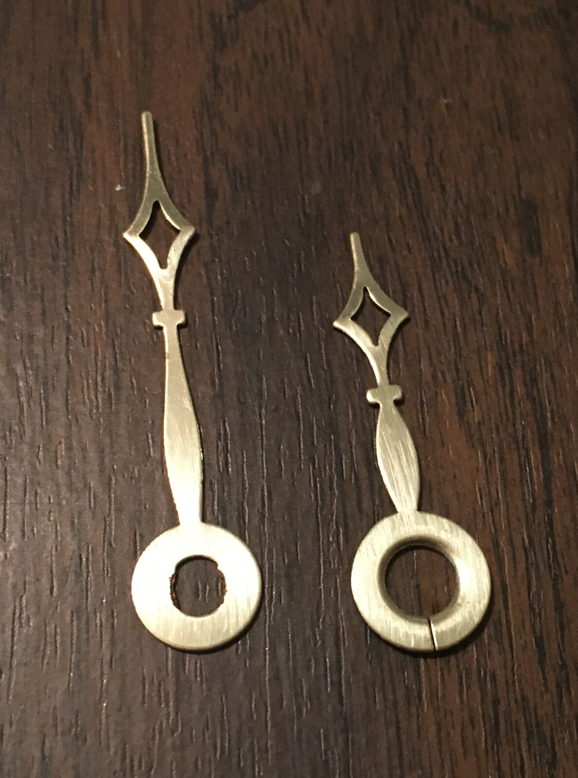 Small Gold Clock hands Metal 1 pair eBay