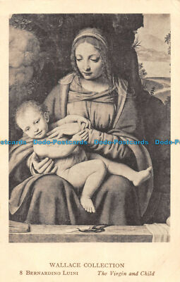 R164138 Postcard. The Virgin and Child. Bernardino Luini | eBay UK