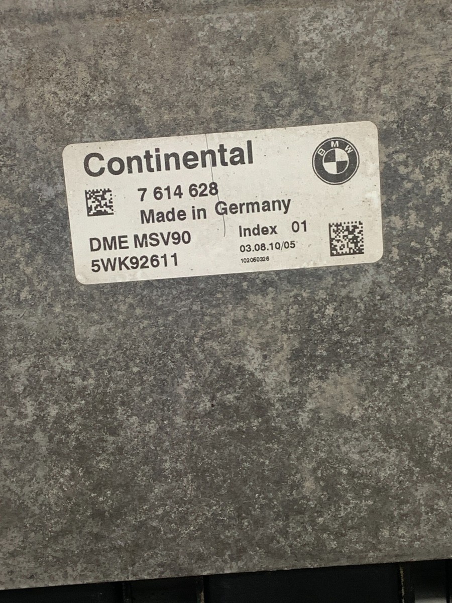 2011 BMW 528i X3 ECU ECM PCM Engine Computer OEM 7614628 | eBay 