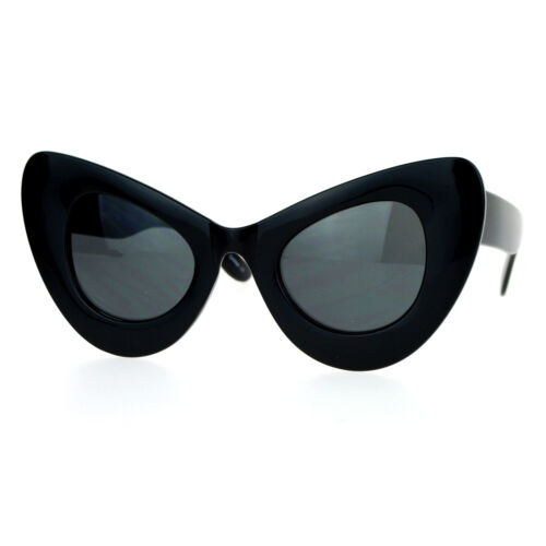 Womens Super Oversized Cateye Sunglasses Designer Fashion UV 400 - Picture 1 of 30