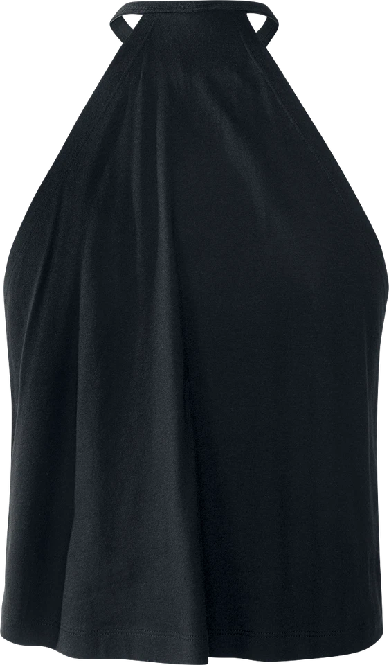 Urban Classics Neckholder Damen Ladies Neckholder Tanktop schwarz - Bild 2 von 4