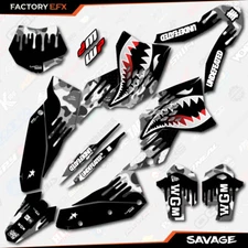 Gray Savage Racing Graphics Kit fits KTM 07-10 SX Sxf XC XCF 125 250 300 450