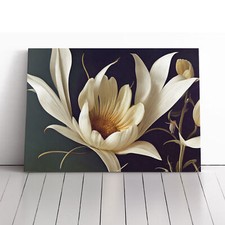 Enviable Flower Canvas Wall Art Print Framed Home Decor Picture
