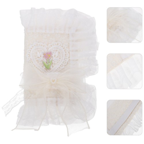 Lace Book Cover waschbares Buch Cover Buch Cover Stoff Notizbuch Cover - Bild 7 von 9