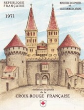 timbre FRANCE 1971 CARNET CROIX ROUGE NEUF ** YT C 2020 1700 1701