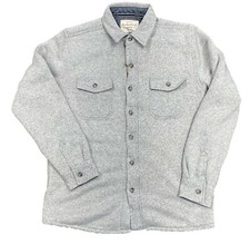 Weatherproof Vintage Men's Sweater Fleece with Sherpa Lining Heather Grey