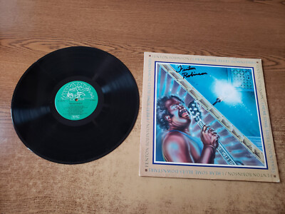 AUTOGRAPHED 1970s MINT-EXC LP & VG COVER Fenton Robinson I Hear Some Blues LP33