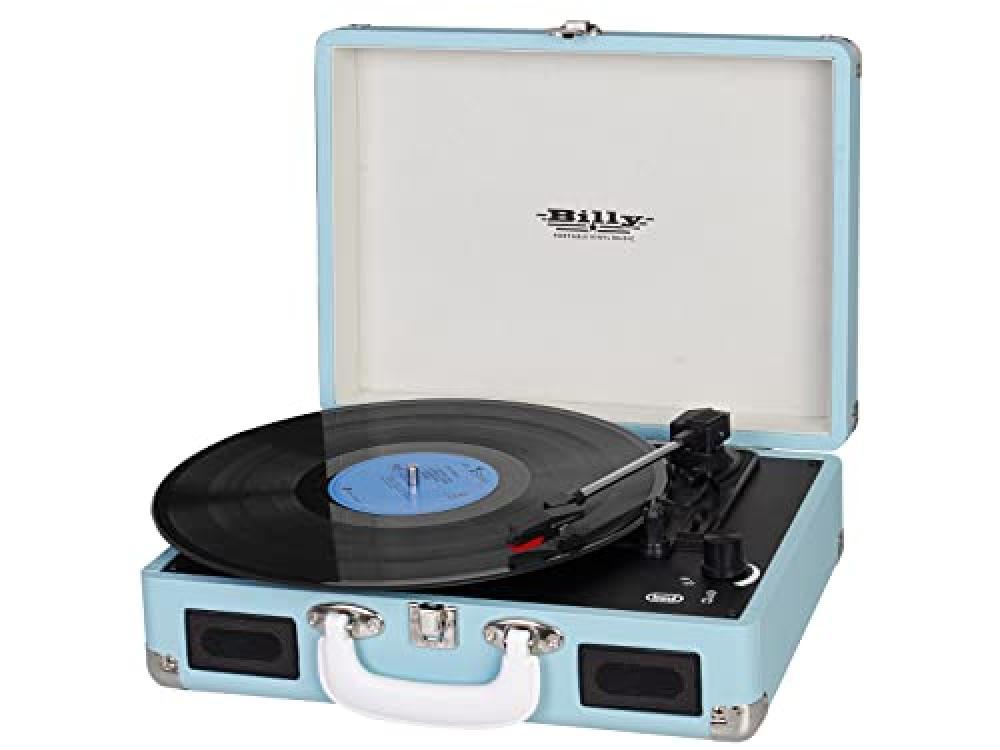 (TG. NO SIZE) Trevi TT 1015 Billy Giradischi Portatile Stereo, Altoparlanti Inte