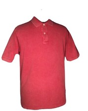 2 Cremieux Mens Polo-1 Red 1 Green -Size Medium A01-01