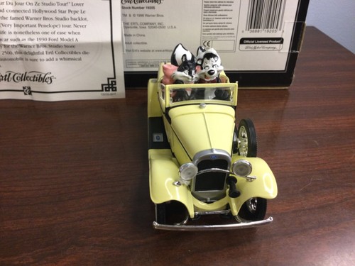 ERTL WB Warner Bros 1930 Ford Model A Pepe Le Pew Penelope Diecast Car 1998 - Picture 3 of 7
