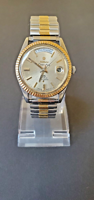 Titoni Cosmo King Rotomatic Mens Automatic Watch Fluted Bezel DD