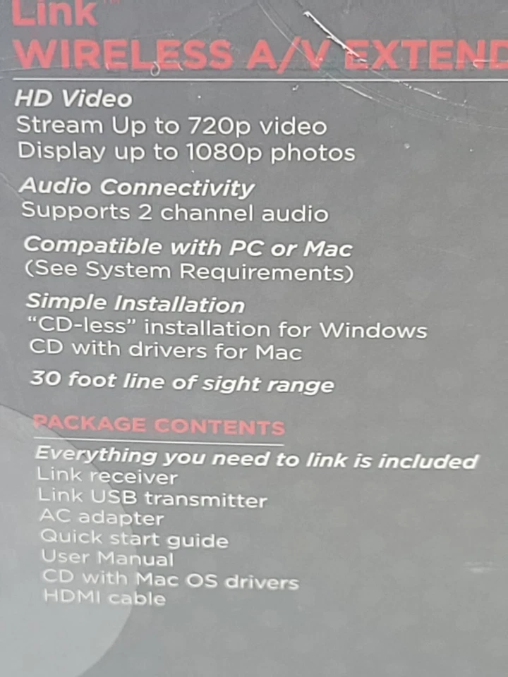Extensor de A/V inalámbrico Imation Link Foto 4 de 4