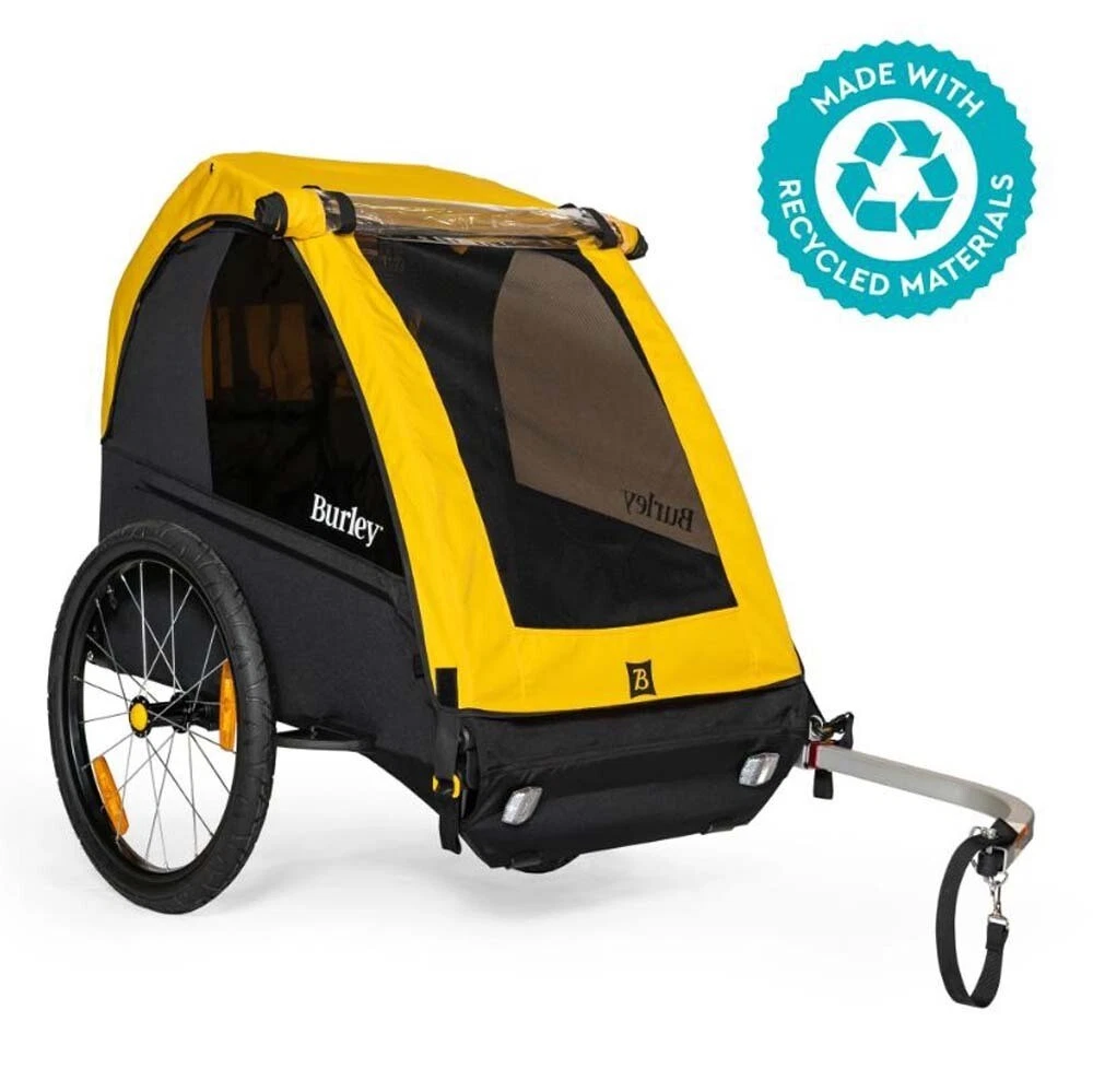 Burley Bee Single Child Bike Trailer Yellow