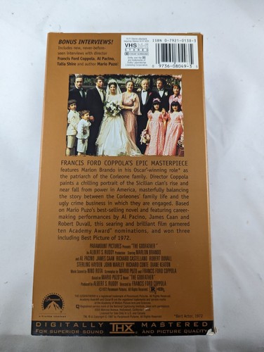 The Godfather Collection Gold Box Set VHS - Picture 7 of 13