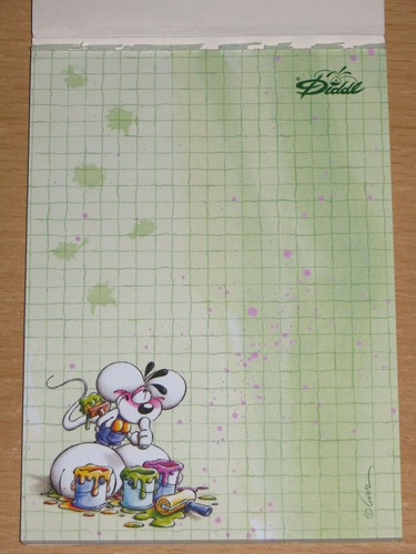 Diddl Block Blätter A4, A5, A6 Fehldruck STANZ PUZZLE REIBE-DUFT Stanzrand - Picture 8 of 10
