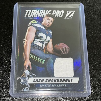 #ad 2023 Panini Zenith Zach Charbonnet #TPM ZCH Turning Pro Rookie Patch $1.98