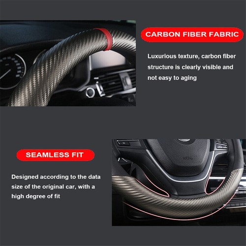 Car Interior Accessories Universal 15 inch 38cm Anti Slip Steering Wheel Cover - Picture 6 of 12