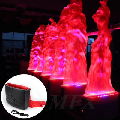 36LED Fake Fire Light DMX RGB LED Stage DJ 3D Fake Flame Light Effect Lamp