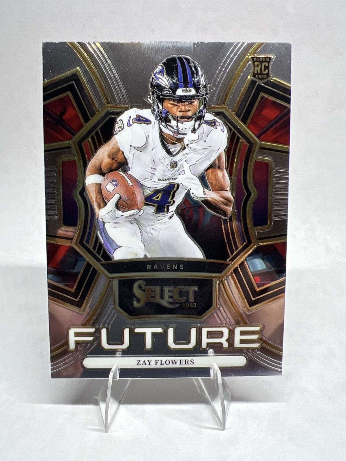 Zay Flowers Baltimore Ravens (RC)Rookie SILVER Prizm 2023 Select Future #FUT-ZFL