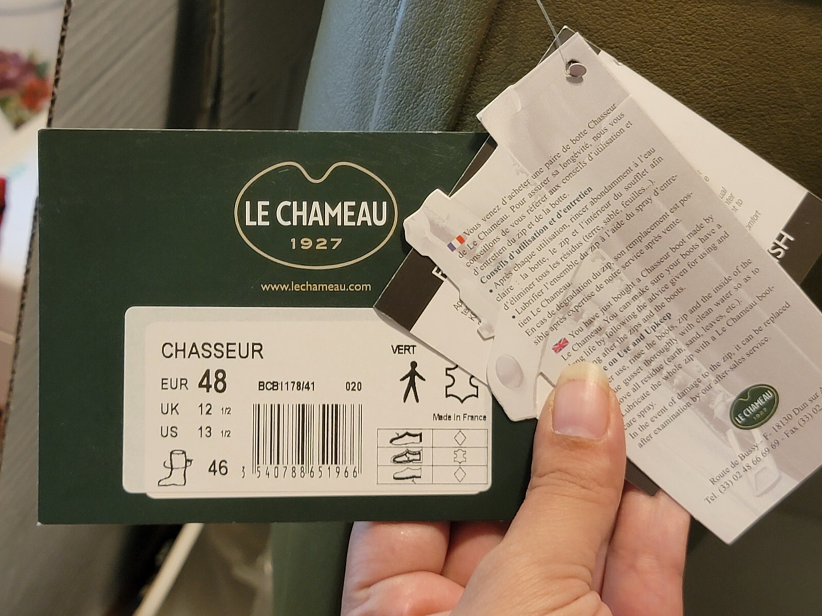 le chameau boot spray