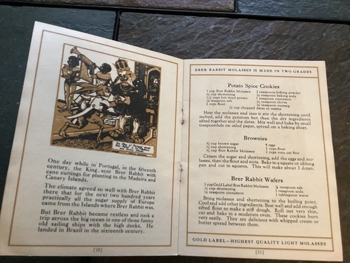 1920s Personal Recipes of Brer Rabbit Molasses Story Booklet - Picture 4 of 8