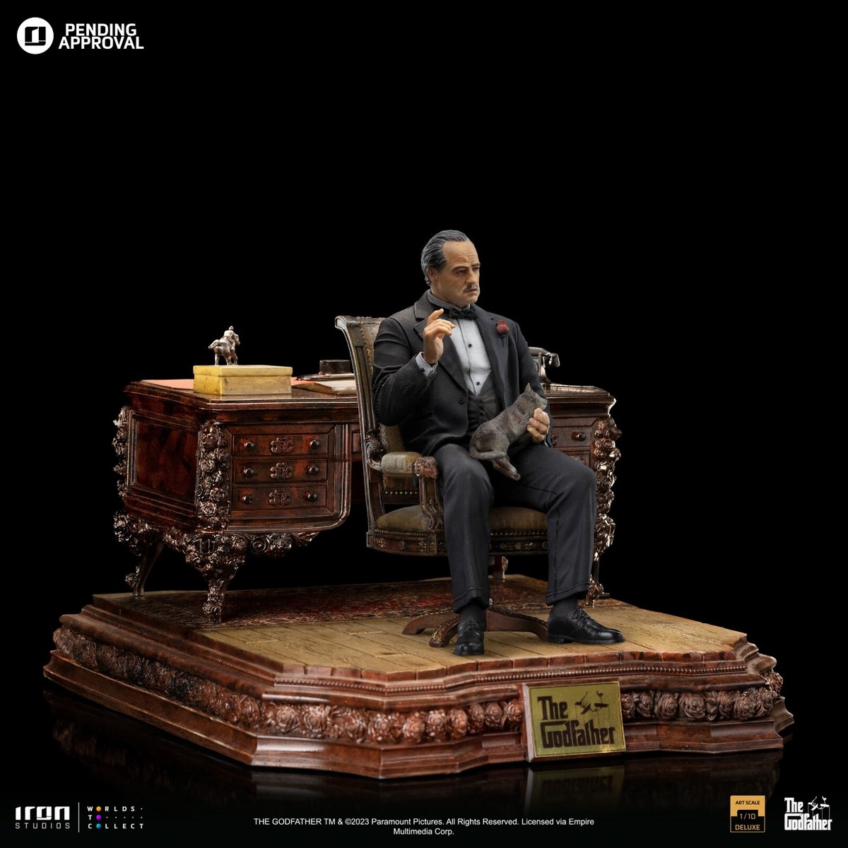 1:10 The Godfather Don Vito Corleone Deluxe Art Scale Statue