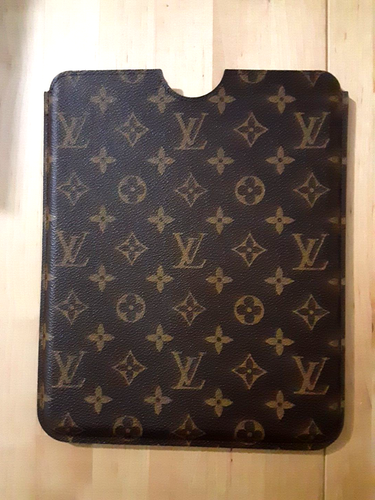 Autentica custodia rigida Louis Vuitton Monogram I-Pad C10151 senza scatola NS080739 - Foto 2 di 10
