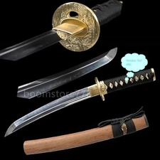 High quality Japanese Clay Tempered T10 Steel Sword Tanto Knife Sharp