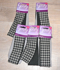 Lot 5 pk Goody Ouchless Headwrap Headband Hair Wrap Band Black Gray