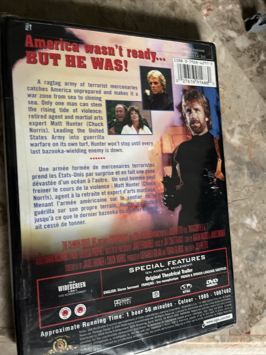 Invasion U.S.A. (DVD, Bilingual 1985) Chuck Norris | eBay