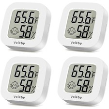 By Indoor Thermometer 4pack Humidity Gauge Meter Digital Hygrometer Room Thermom