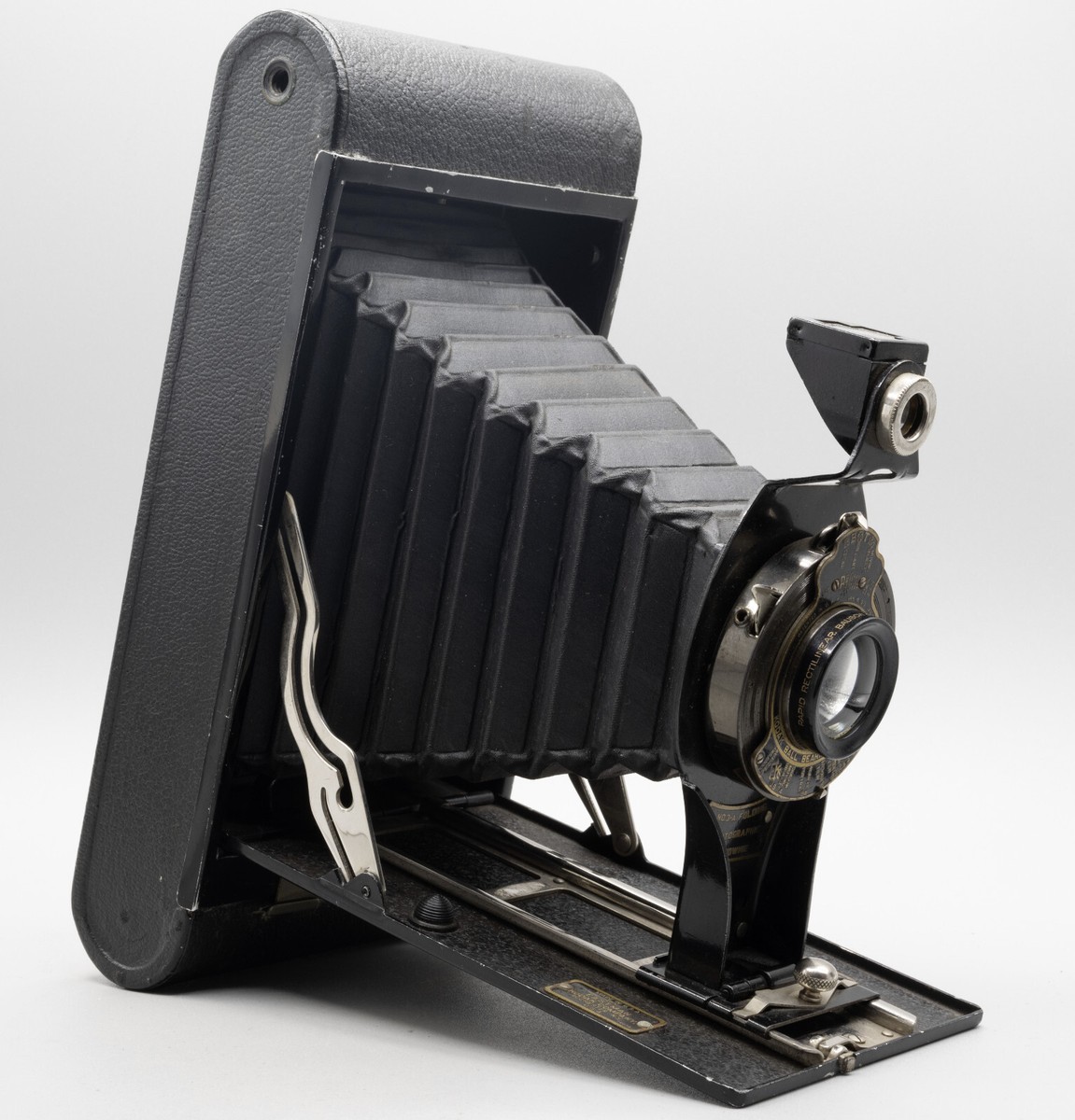 Kodak Autographic Brownie 3A Antique Folding Camera with rare soft
