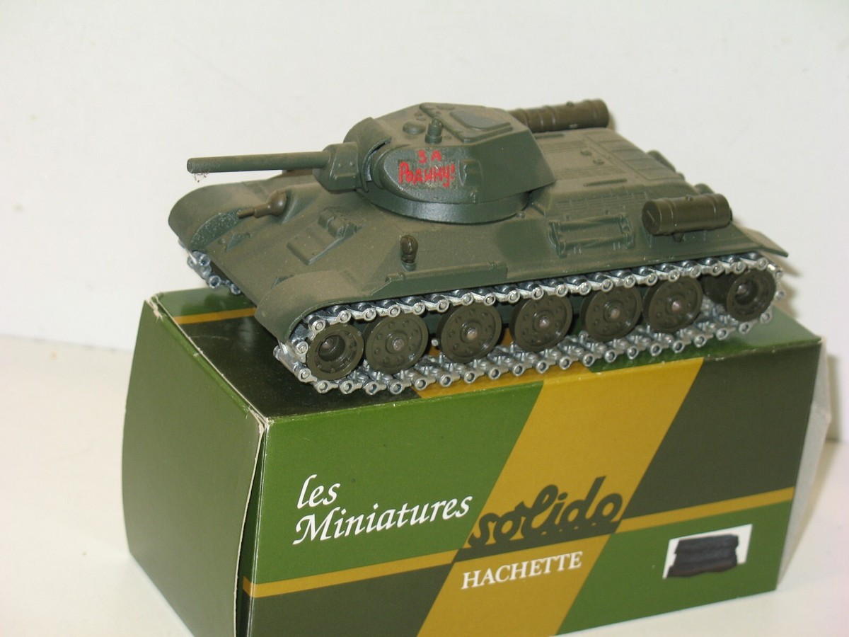 La planche de marquages russes du char T34/85 miniature Solido au 1/50e