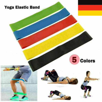 DE Fitnessbänder Loop Bänder Widerstandsbänder Mini Bands Gymnastikbänder Band