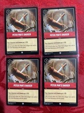  4x Disney Lorcana Rise of the Floorborn - Peter Pan's Dagger - x4 MINT