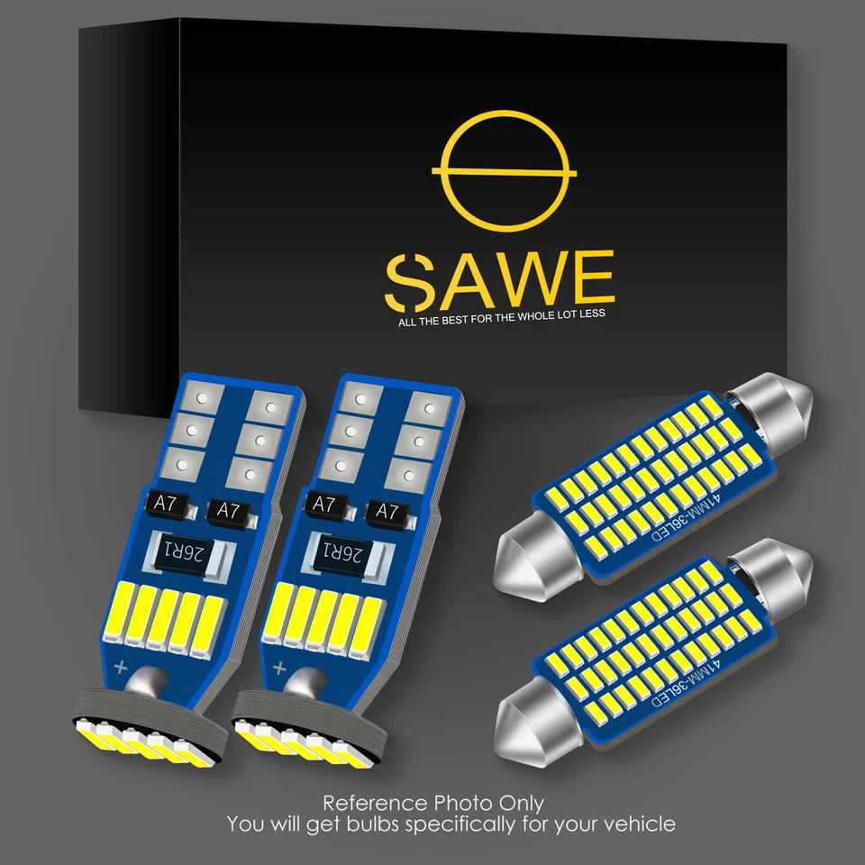 Kit de equipamiento interior bombilla luces LED ultra blancas para Audi A7 2012-2016 Foto 4 de 4