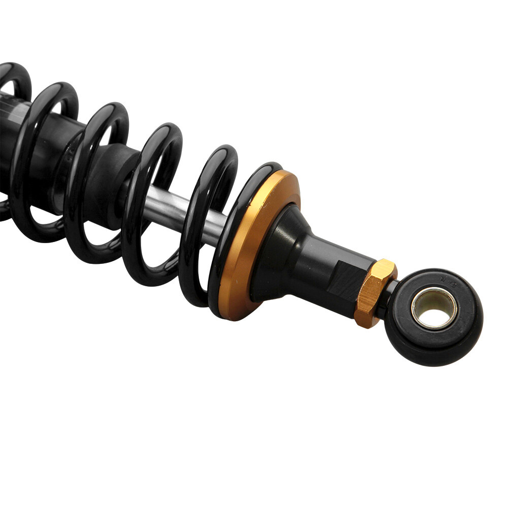 Pair 320mm Motorcycle Air Shock Absorbers 150cc~750cc Street Bikes Black&Gold US