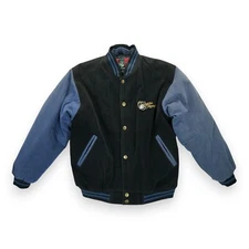 Vintage Pacific Flyers Active Gear  Bomber Jacket Men's Size S Embroidered Logo