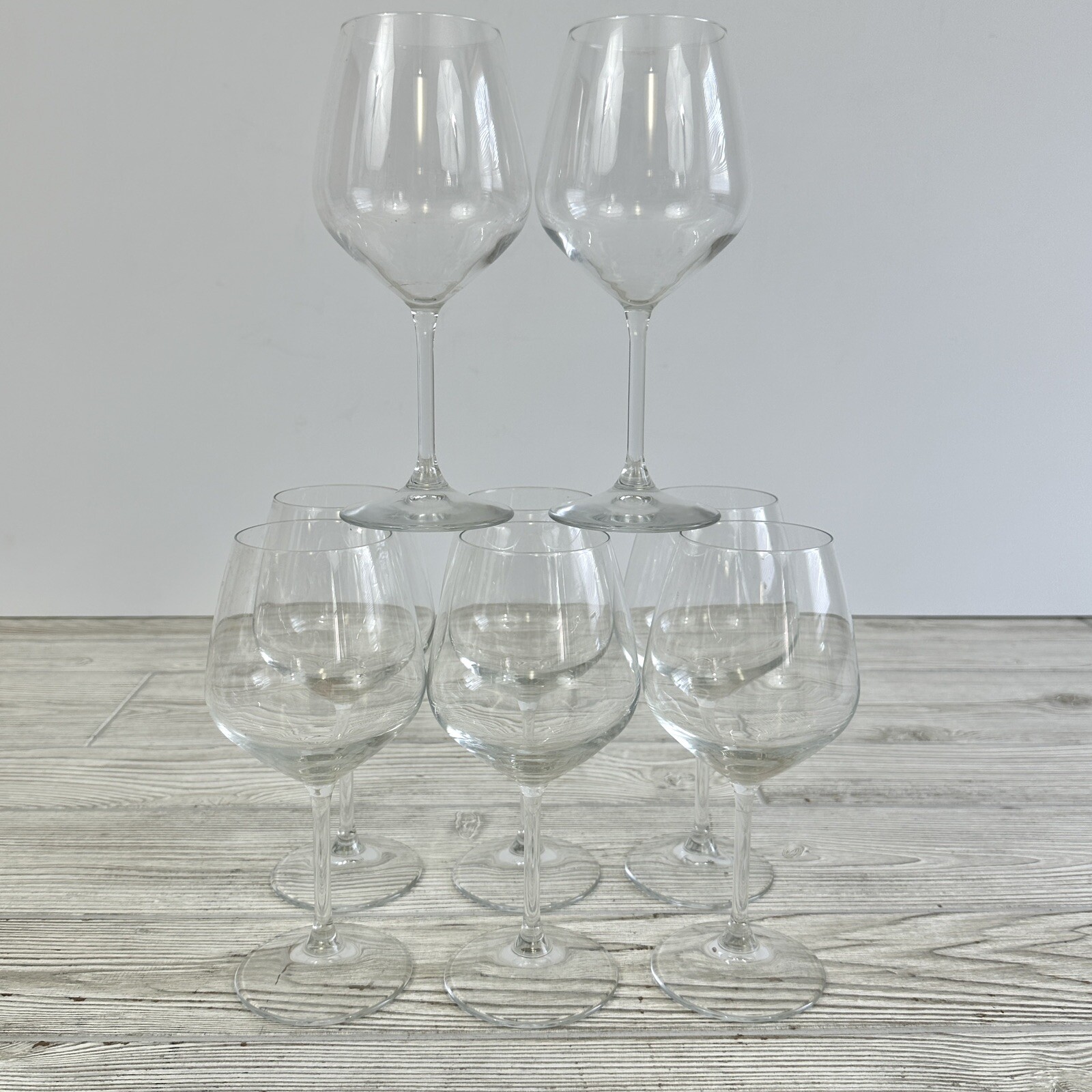 Set Of 8 Restaurant By Bormioli Rocco 18oz Red Wine Glasses Made In