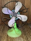 Original 1930's Uranium Glass Houze Vidrio Akro Fan -Rare — photo 2
