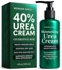 Urea Cream 40 Percent – Foot Cream for Dry Cracked Heels & Feet, Foot Balm Moist